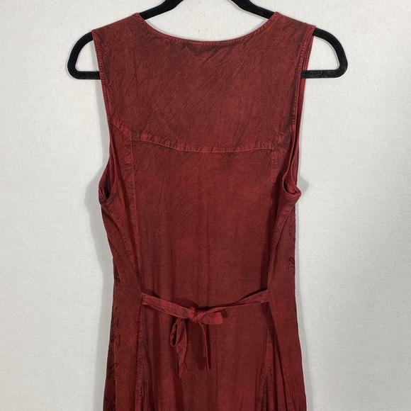 Sakkas Deep Red Maxi Dress S/M - Picture 9 of 13